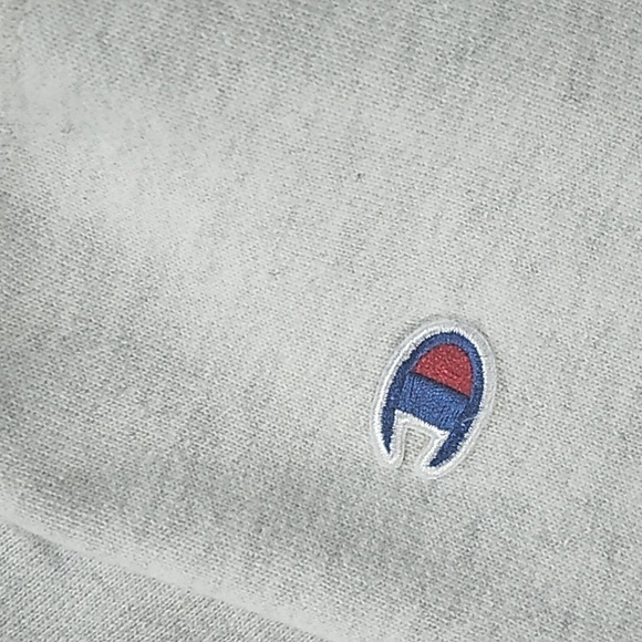 VTG 90S CHAMPION PATCHED REVERSE WEAVE LARGE SPELLOUT  HOODIE MENS 2XL - Picture 7 of 9